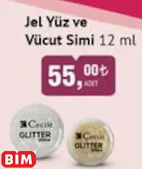 CECİLE 12 ML JEL YÜZ VE VÜCUT SİMİ